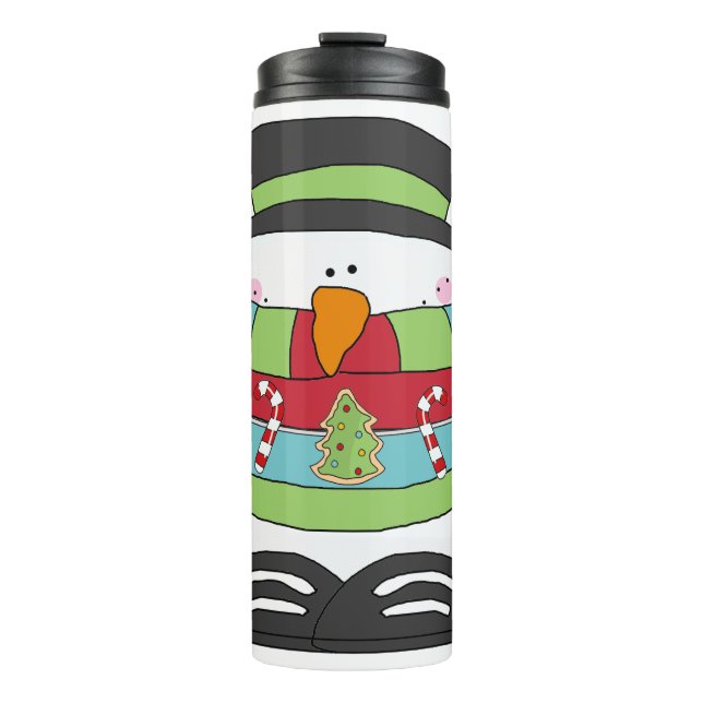 Bouteilles Isothermes Bonhomme de neige (Devant)