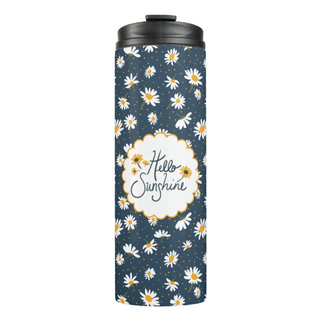 Bouteilles Isothermes Bonjour Sunshine Daisy motif floral (Devant)