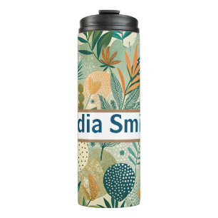 Bouteilles Isothermes Bonnet à boisson florale personnalisée