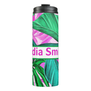 Bouteilles Isothermes Bonnet à boisson florale personnalisée