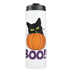 Bouteilles Isothermes Boo Funny Jolly Chat Pékin Citrouille Halloween pa