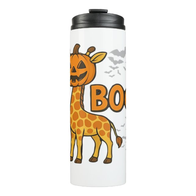 Bouteilles Isothermes Boo Giraffe Halloween Costume Giraffe Amour Éffray (Devant)
