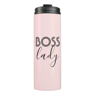 Bouteilles Isothermes Boss Lady Thermal Tumbler Rose et noir