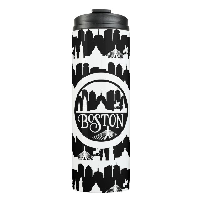 Bouteilles Isothermes Boston Skyline (Devant)