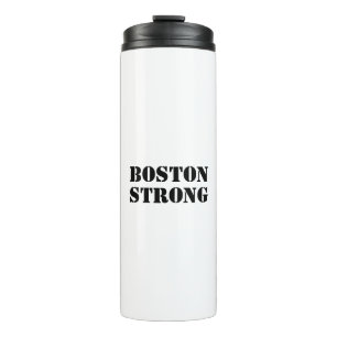 Bouteilles Isothermes "Boston Strong" noir blanc
