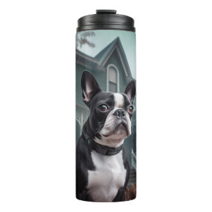 Bouteilles Isothermes Boston Terrier Halloween effrayant