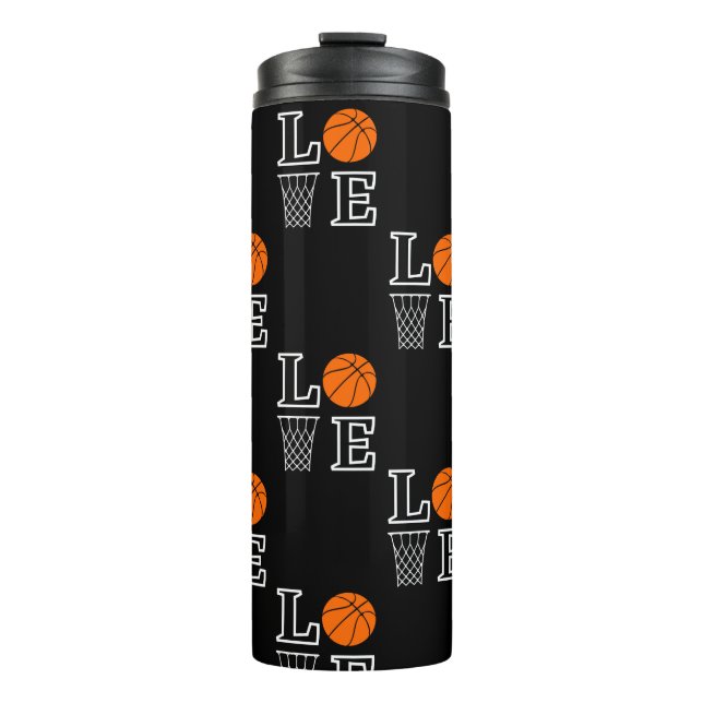 Bouteilles Isothermes Boucles de basket-ball, Lecteur de basket-ball Cad (Devant)