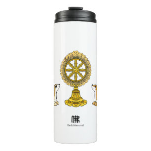 Bouteilles Isothermes Bouddha Dharma Roue & Deers Tumbler