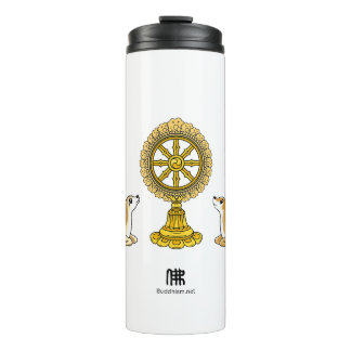 Bouteilles Isothermes Bouddha Dharma Roue & Deers Tumbler