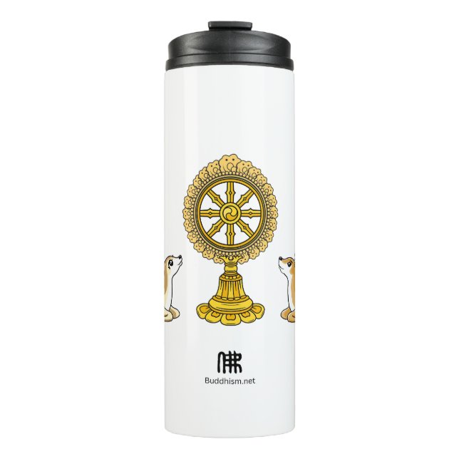 Bouteilles Isothermes Bouddha Dharma Roue & Deers Tumbler (Devant)