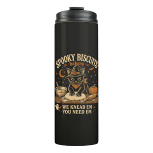 Bouteilles Isothermes Boulangerie de biscuits effrayants Black Cat Hallo