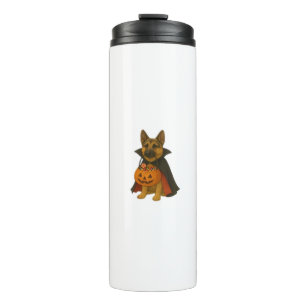 Bouteilles Isothermes Bouledogue allemand chien d'Halloween en costume d