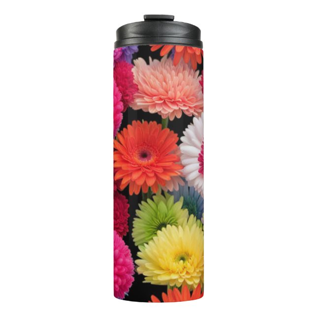 Bouteilles Isothermes Bouquet coloré #468 - (Devant)