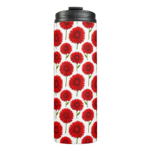 Bouteilles Isothermes Bouquet de gerbera rouge