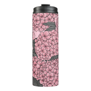 Bouteilles Isothermes Bouquet floral en rose