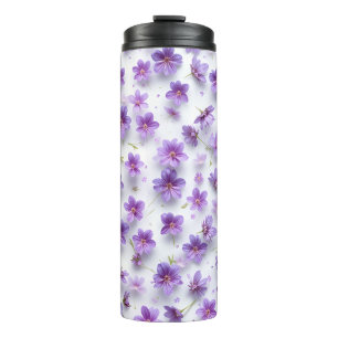Bouteilles Isothermes "Boussole à fleurs violettes - Boissons d'été glac