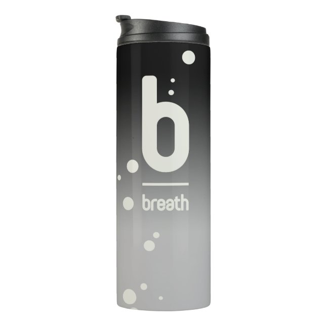 Bouteilles Isothermes Boussole thermique noire (Tourné sur la droite)