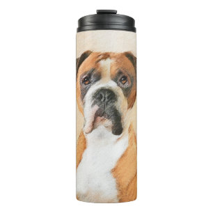Bouteilles Isothermes Boxer Dog Peinture Non Décroché Art animal origina