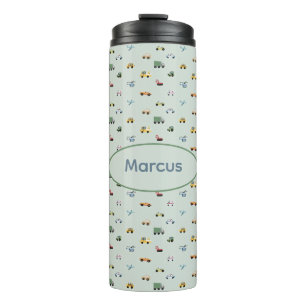 Bouteilles Isothermes Boys Cute Transport Voiture Motif monogramme Enfan