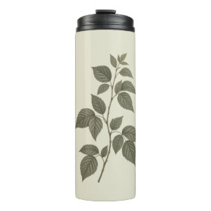 Bouteilles Isothermes Branche de framboisier vert vintage
