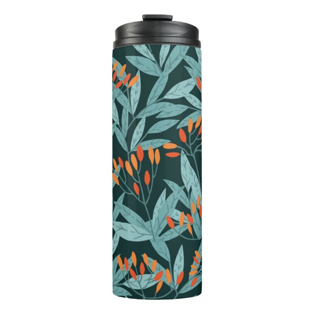 Bouteilles Isothermes Branches d'arbre dessinées à la main par un motif  (Devant)