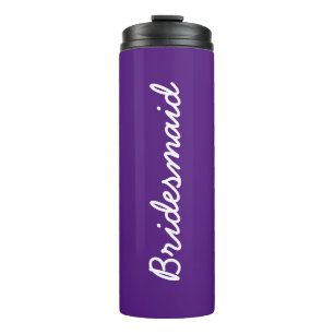 Bouteilles Isothermes Bridesmaid Monogrammes Mariage Cadeau Favoriser Pu