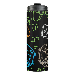 Bouteilles Isothermes Bright gaming joysticks : motif cool.