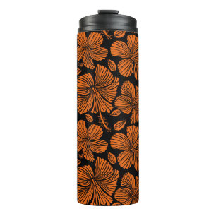 Bouteilles Isothermes Bright hawaiian sans couture motif avec hippocampe