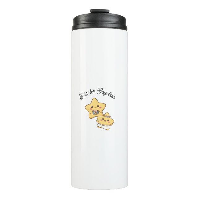 Bouteilles Isothermes Brighter Together –Tasse Thermique Cadeau (Devant)