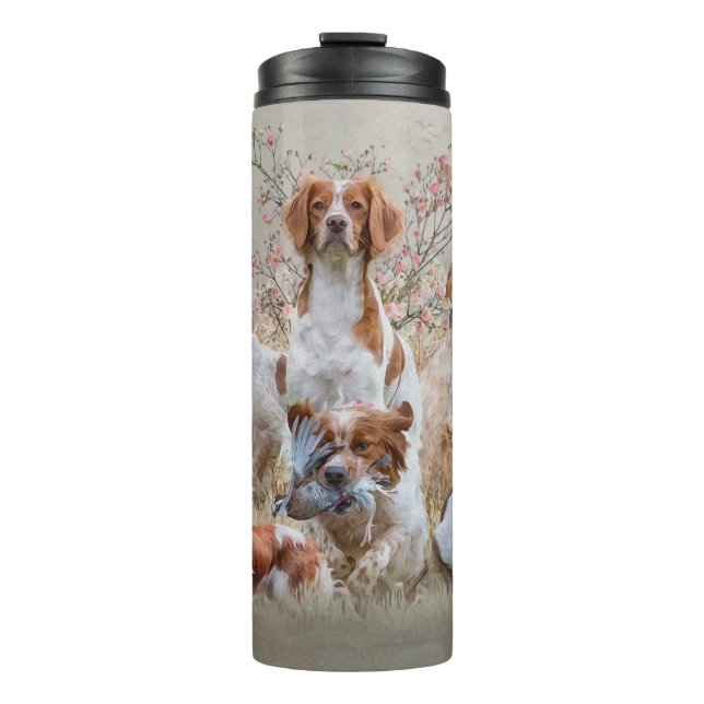 Bouteilles Isothermes Brittany Spaniel      (Devant)