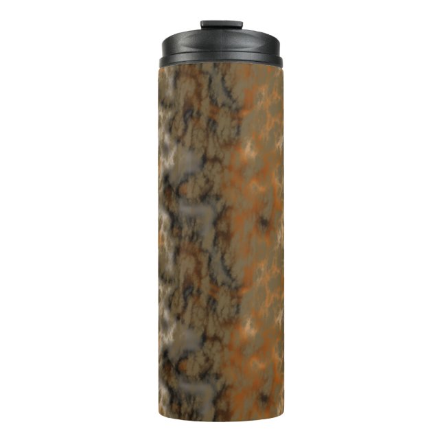 Bouteilles Isothermes Bronze et marbre de cuivre Abstrait (Devant)