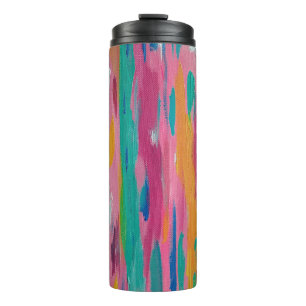 Bouteilles Isothermes Brosse rose Abstraite Impression