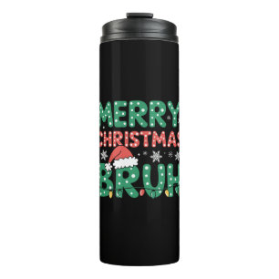 Bouteilles Isothermes Bruh Mème Drôle Dire Bro Salutation Noël