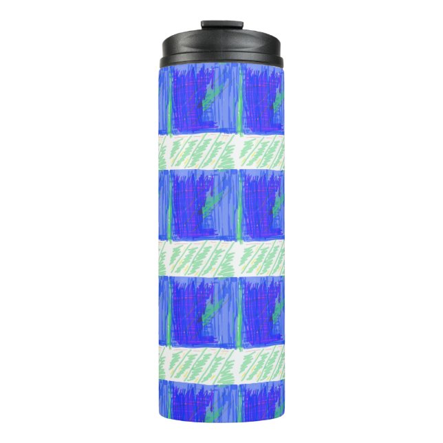 Bouteilles Isothermes Bruit de la tempête de ligne sur un (Devant)