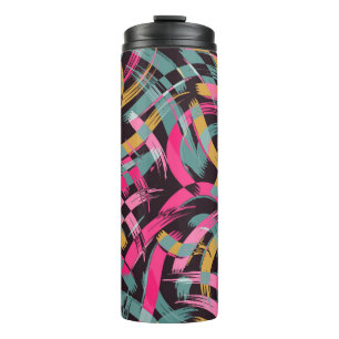 Bouteilles Isothermes Brush course artistique continu motif