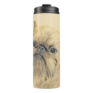 Bouteilles Isothermes Bruxelles Griffon Peinture - Cute Original Chien A