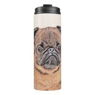 Bouteilles Isothermes Bruxelles Griffon Smooth Painting Original Chien A