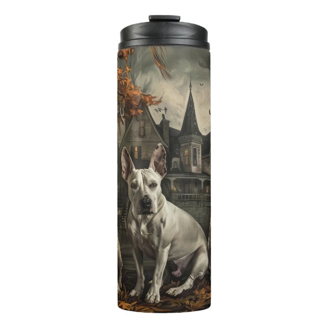 Bouteilles Isothermes Bull Terrier Halloween Night Doggy Délice (Devant)