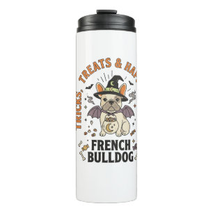 Bouteilles Isothermes Bulldog français trickster Halloween