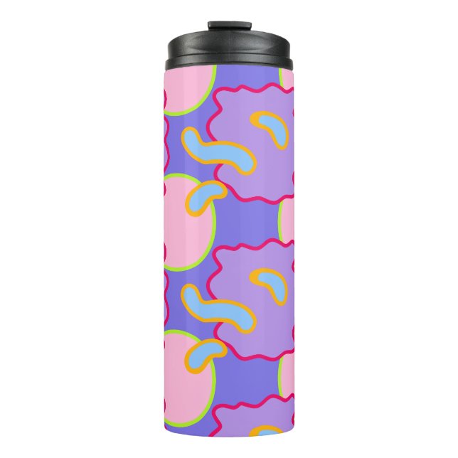 Bouteilles Isothermes Bulles Et Blobs Thermiques Mod Pastel (Devant)