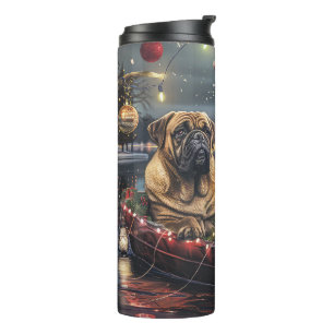 Bouteilles Isothermes Bullmastiff Noël Festive Voyage