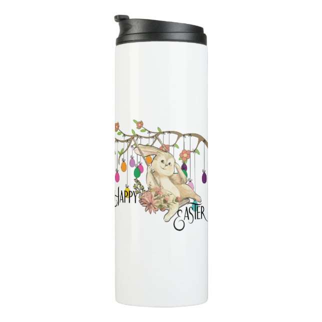 Bouteilles Isothermes Bunny célèbre la fête de Pâques (Tourné sur la droite)