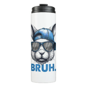 Bouteilles Isothermes Bunny Face Bruh Mème Drôle Dire Bro Salutation Eas