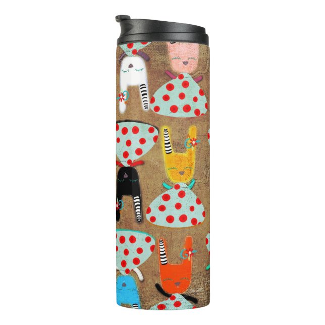 Bouteilles Isothermes Bunny Motif (Tourné sur la droite)