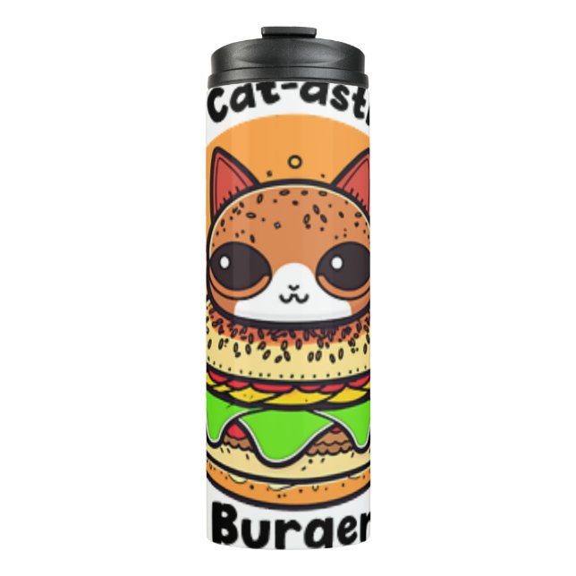 Bouteilles Isothermes Burger de chat 1 (Devant)