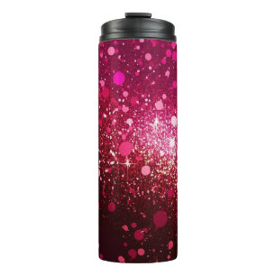 Bouteilles Isothermes Burgundy Parties scintillant rose rouge Tumbler th