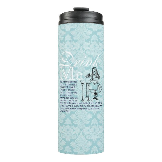 Bouteilles Isothermes "Buvez-moi" Wonderland Thermal Tumbler  (Devant)