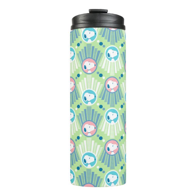 Bouteilles Isothermes cacahuètes | Snoopy Mint Green Deco Dreams Motif (Devant)