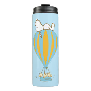 Bouteilles Isothermes cacahuètes   Snoopy & Woodstock Hot Air Balloon