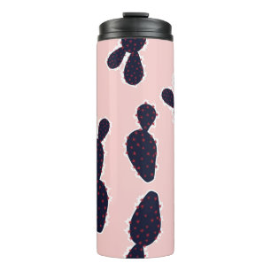 Bouteilles Isothermes Cactus mignon douce humeur et ton motif,